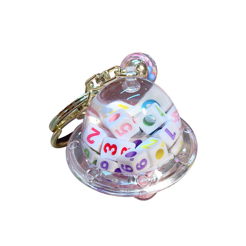 Al por mayor en Oil Universe Acrílico Quicksand Bottle Keychains